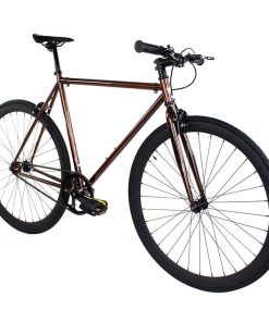 Golden Cycles COPPER Fixie Single Speed City Bike, Metallic Copper/Black, GC-CPPR
