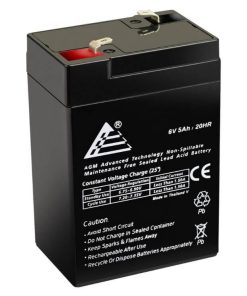 MotoTec Universal Parts 6V 5Ah SLA BATTERY, Batt-6v-5ah