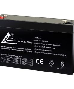 MotoTec Universal Parts 6V 7Ah SLA BATTERY, Batt-6v-7ah