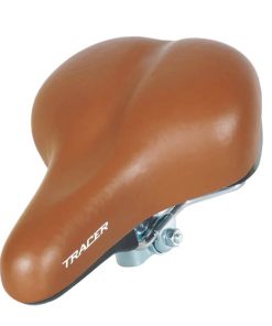 Tracer AF-7024-BRN SADDLE WITH COIL SPRING for Retro City Bikes