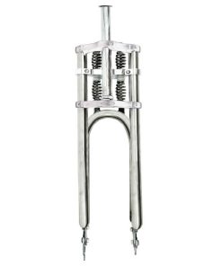 Tracer FK-GTS640305145D8 26” Over & Under Dual Spring Adjustable Classical Fork for Disc Brake 1-1/8″ (28.6mm)